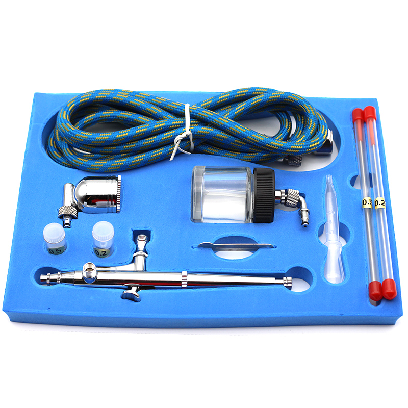Heat Gun Paint Strip - Portable Dual Action Airbrush Air Compressor