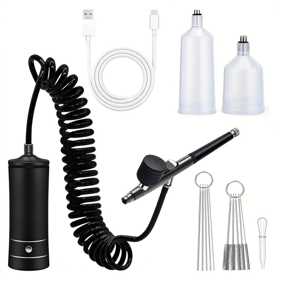 Heat Gun Paint Strip - Portable Airbrush Kit With Compressor Cleaning