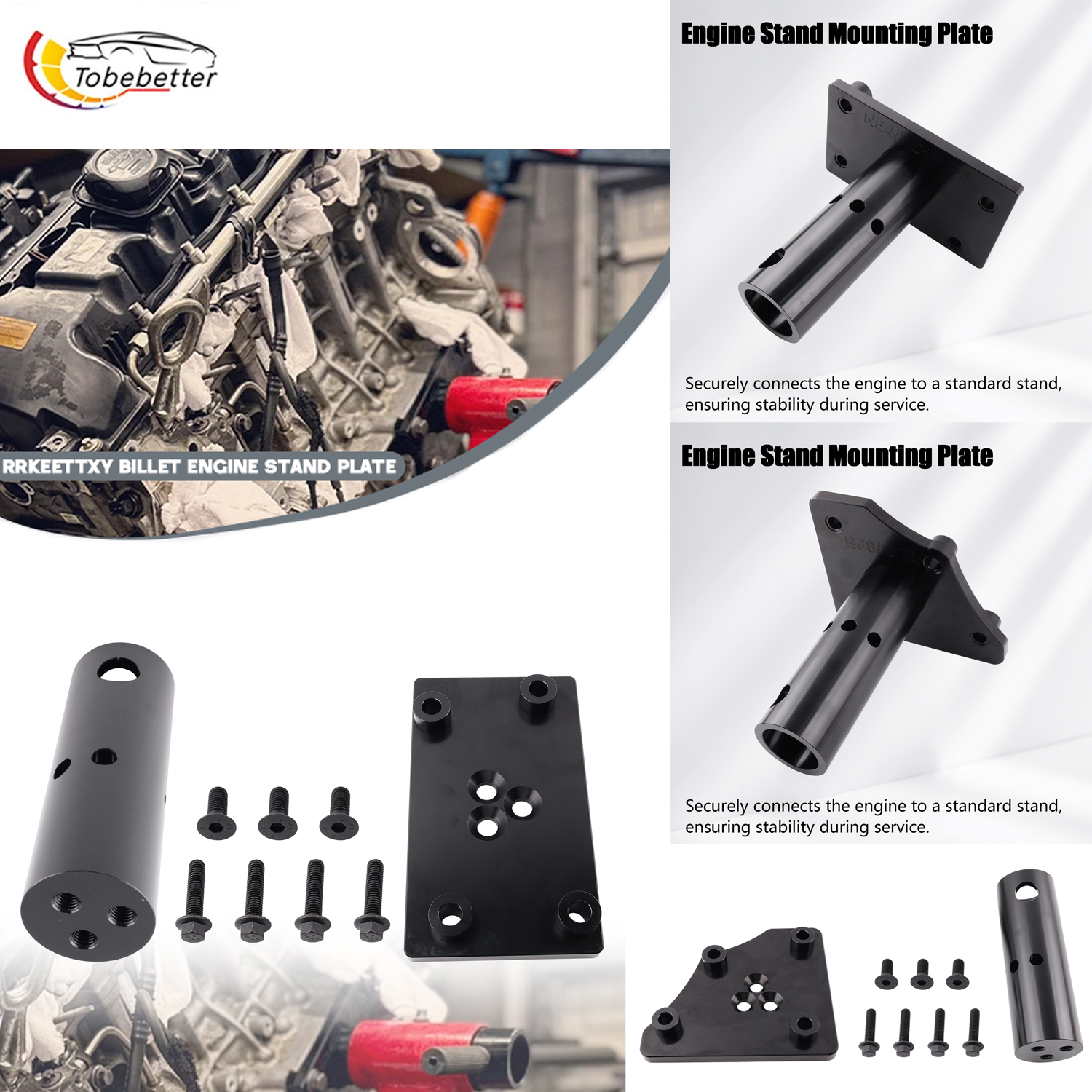 Engine Stand Heavy Duty - B58 S58 Engine Lightweight Stand Adapter