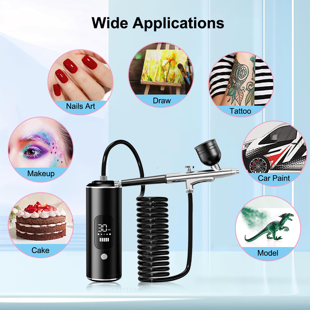 Airbrush with Compressor Porta - Heat Gun Paint Strip ulasan dan harga