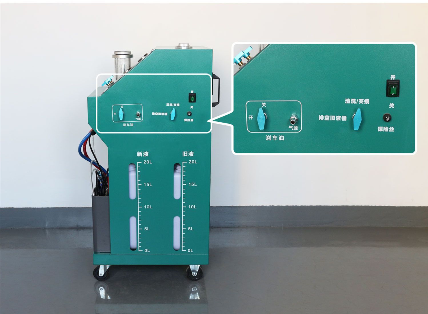 Automatic Cooling System Flush - Coolant Flush Machine ulasan dan harga