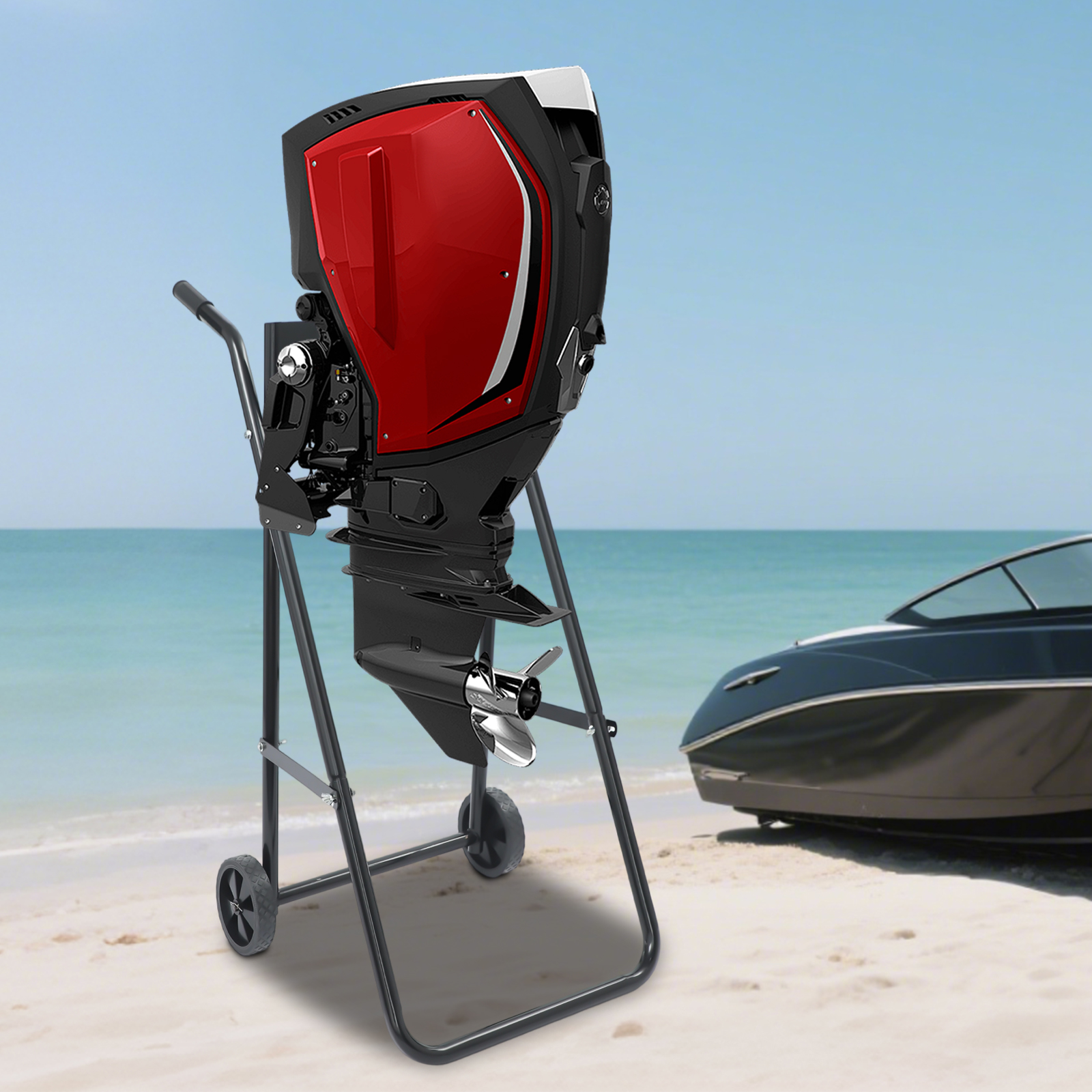 Folding Outboard Boat Motor Ca - Engine Stand Heavy Duty ulasan dan harga