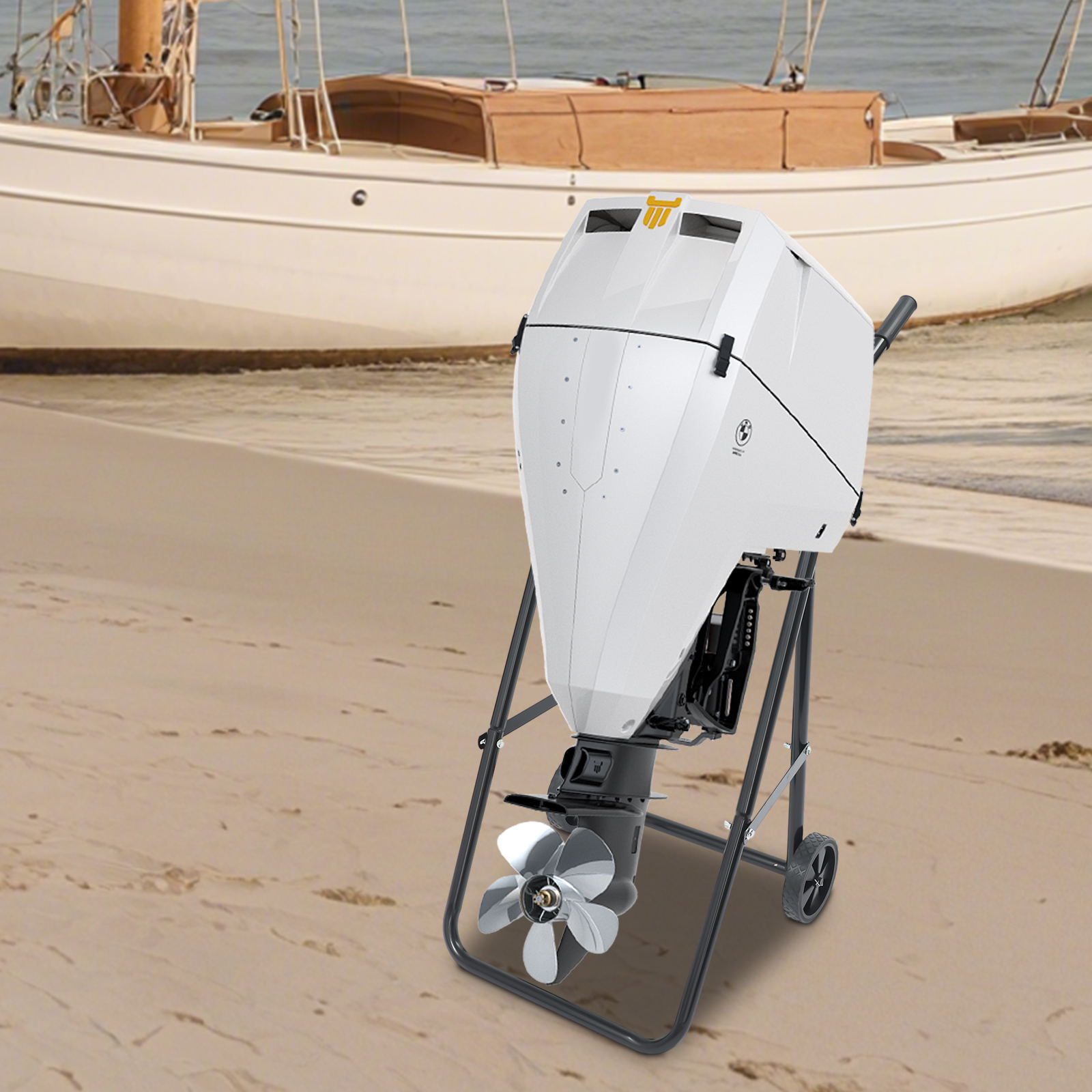 Folding Outboard Boat Motor Ca - Engine Stand Heavy Duty ulasan dan harga