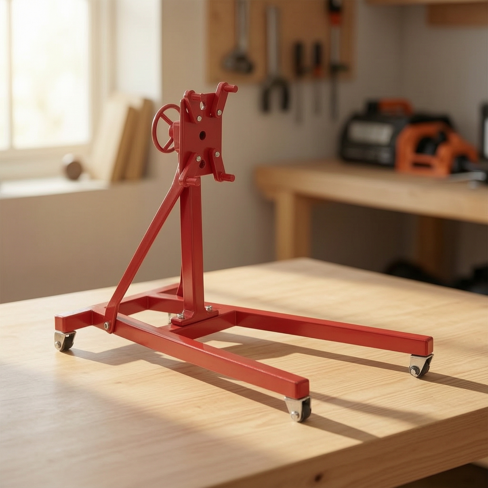 Engine Crane Metal Model Crane - Engine Stand Heavy Duty ulasan dan harga