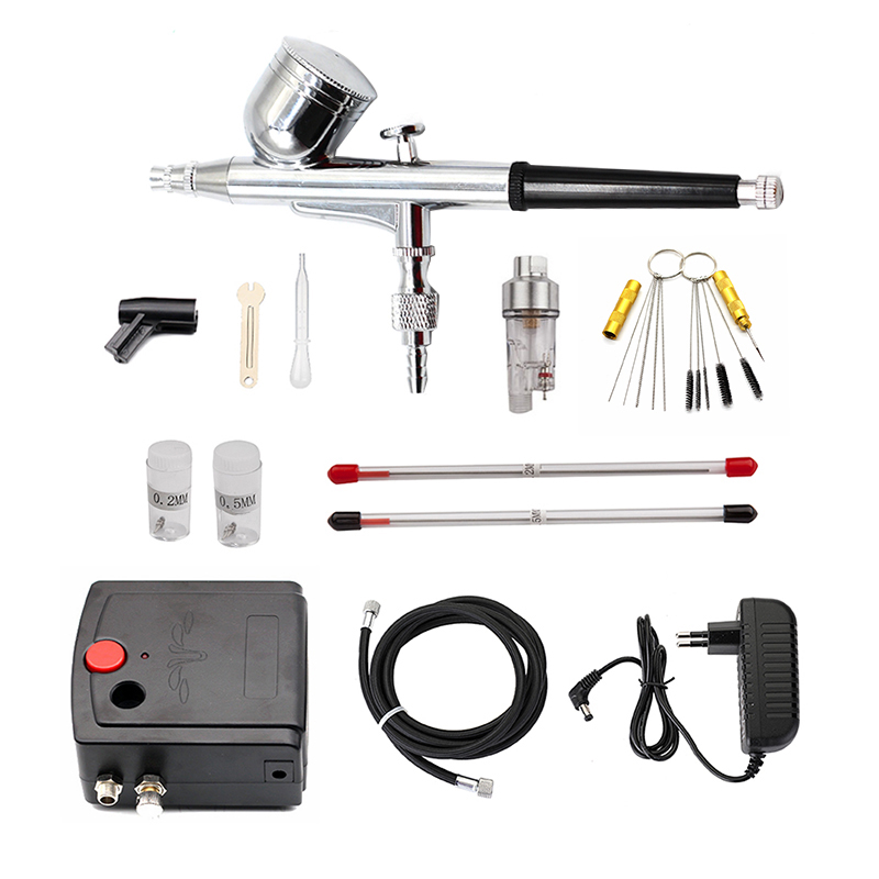 Dual-Action Spray Gun Airbrush - Heat Gun Paint Strip ulasan dan harga