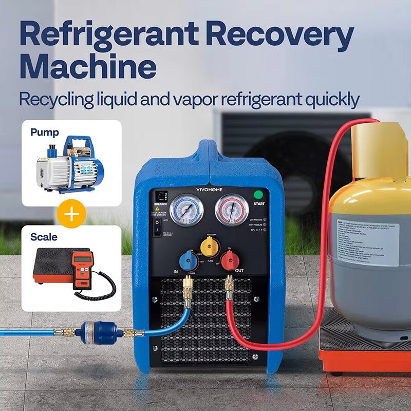 Portable Refrigerant Recovery  - Coolant Flush Machine ulasan dan harga